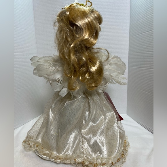 Top Source Gift of Time Vintage Collectable Porcelain Angel Doll Alexandra - Picture 4 of 16